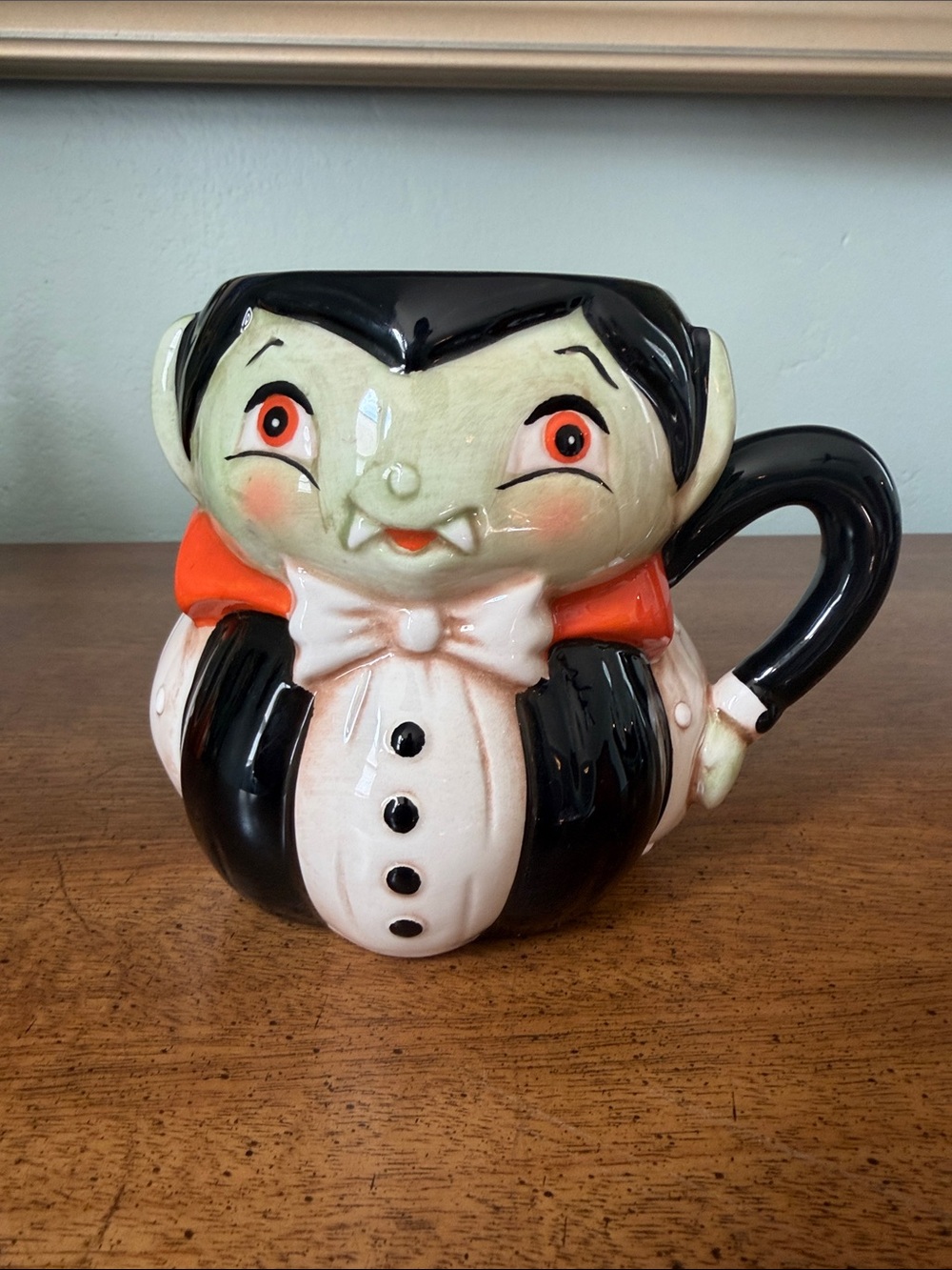 Johanna Parker Vampire Mug Halloween Ceramic Character Vintage Retro Design